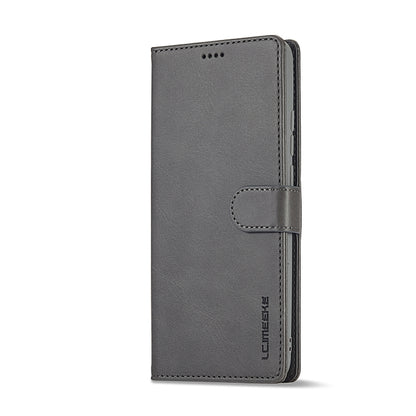 For Xiaomi Redmi Note 12 Pro+ LC.IMEEKE Calf Texture Horizontal Flip Leather Case(Grey) - Note 12 Pro+ Cases by LC.IMEEKE | Online Shopping UK | buy2fix