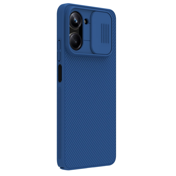 For Realme 10 Pro 5G NILLKIN Black Mirror Series Camshield PC Phone Case(Blue) - Realme 10 Pro Cases by NILLKIN | Online Shopping UK | buy2fix