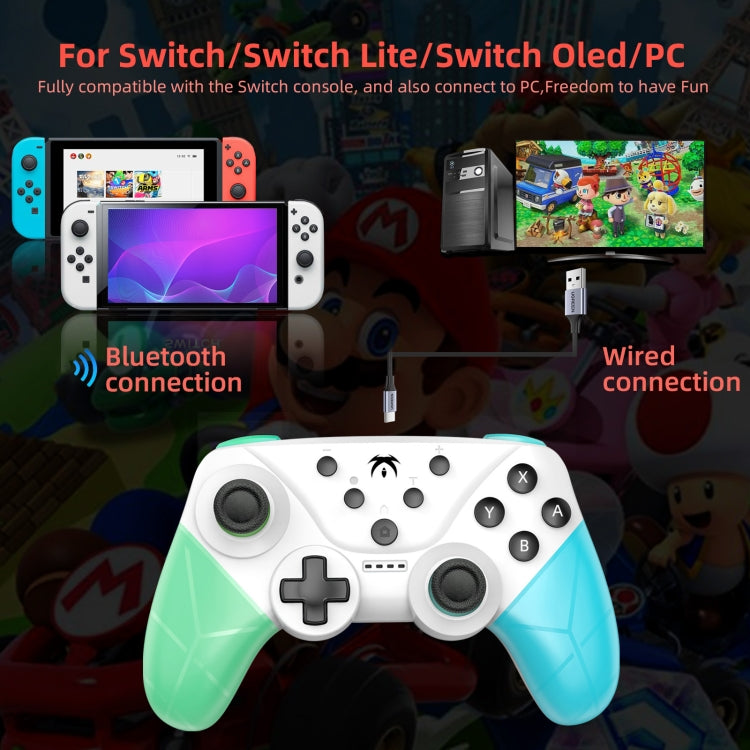 788 Bluetooth 5.0 Wireless Game Controller for Nintendo Switch(Green Blue) - Gamepads by buy2fix | Online Shopping UK | buy2fix