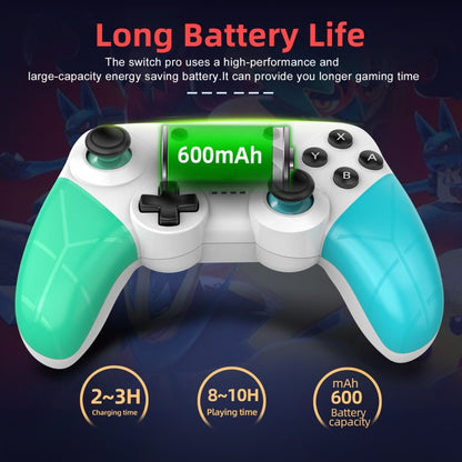 788 Bluetooth 5.0 Wireless Game Controller for Nintendo Switch(Green Blue) - Gamepads by buy2fix | Online Shopping UK | buy2fix