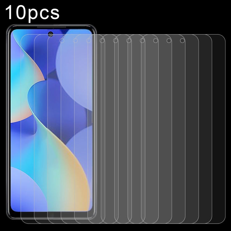 For Tecno Spark 10 Pro 10pcs 0.26mm 9H 2.5D Tempered Glass Film - Tecno Tempered Glass by buy2fix | Online Shopping UK | buy2fix