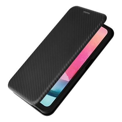 For Samsung Galaxy A24 4G Carbon Fiber Texture Flip Leather Phone Case(Black) - Galaxy Phone Cases by buy2fix | Online Shopping UK | buy2fix