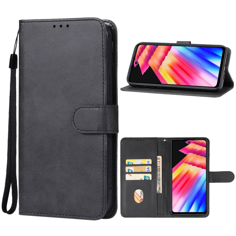 For Infinix Hot 30 Leather Phone Case(Black) - Infinix Cases by buy2fix | Online Shopping UK | buy2fix