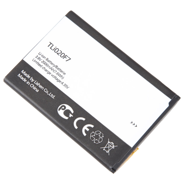 For Alcatel 7 LTE OT-6062W/6062 3860mAh Battery Replacement TLp038C1 - Others by buy2fix | Online Shopping UK | buy2fix