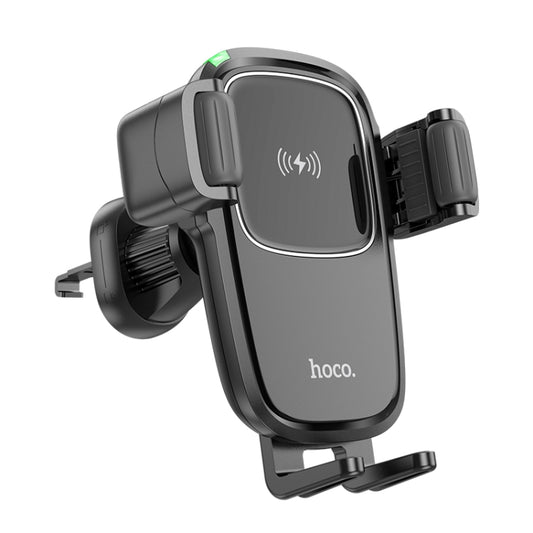 hoco HW1 Pro Wireless Fast Charge Air Outlet Car Holder(Black) -  by hoco | Online Shopping UK | buy2fix