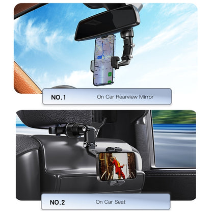 Yesido C192 Car Rearview Mirror Using Phone Holder(Black) -  by Yesido | Online Shopping UK | buy2fix