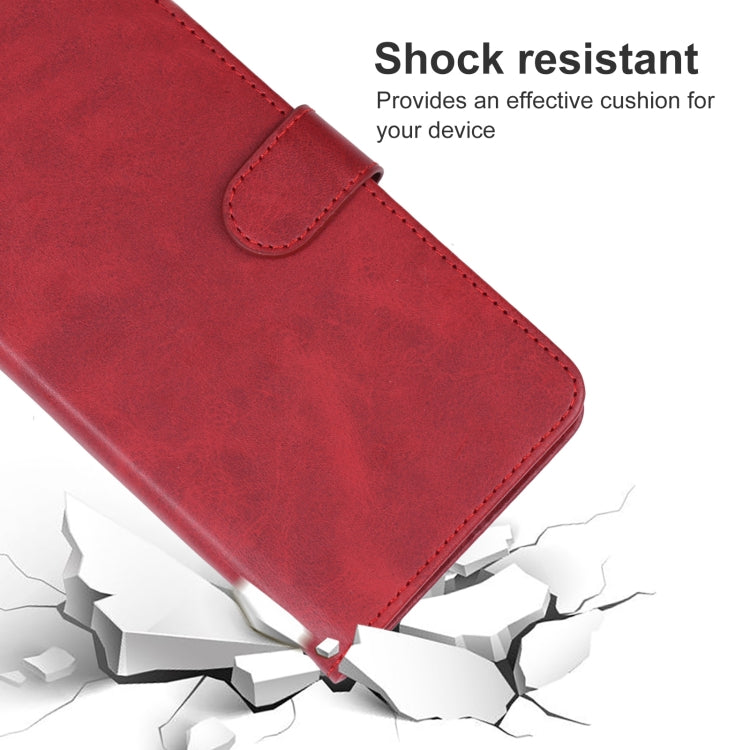 For iPhone 15 Leather Phone Case(Red) - iPhone 15 Cases by buy2fix | Online Shopping UK | buy2fix