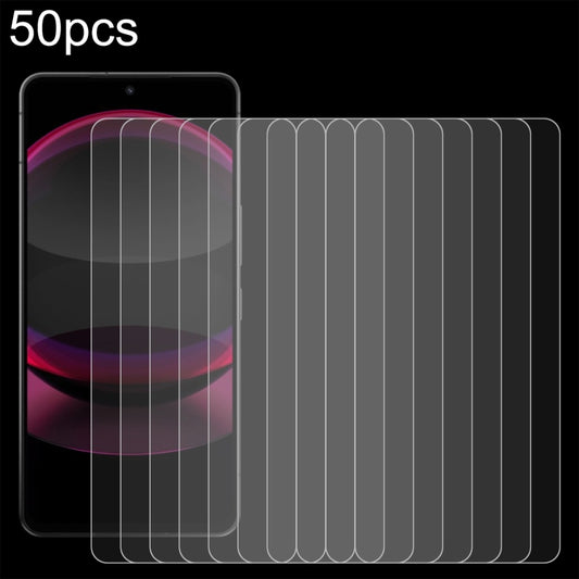 For Sharp Aquos R8 Pro 50pcs 0.26mm 9H 2.5D Tempered Glass Film - Others by buy2fix | Online Shopping UK | buy2fix