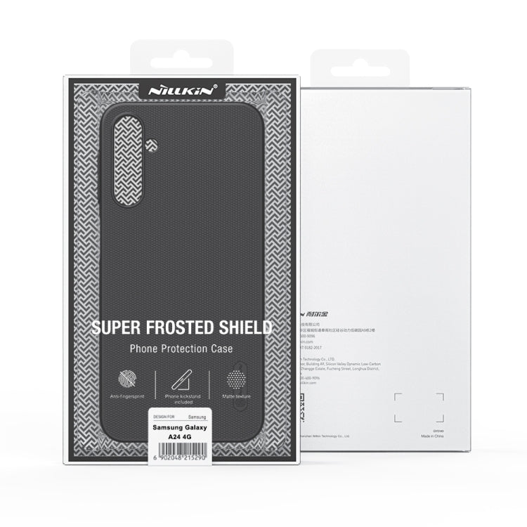 For Samsung Galaxy A24 4G NILLKIN Frosted PC Phone Case(White) - Galaxy Phone Cases by NILLKIN | Online Shopping UK | buy2fix