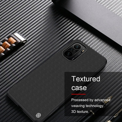 For Xiaomi Redmi K40 / K40 Pro / K40 Pro+ NILLKIN Shockproof TPU + PC Textured Phone Case(Black) - Xiaomi Cases by NILLKIN | Online Shopping UK | buy2fix