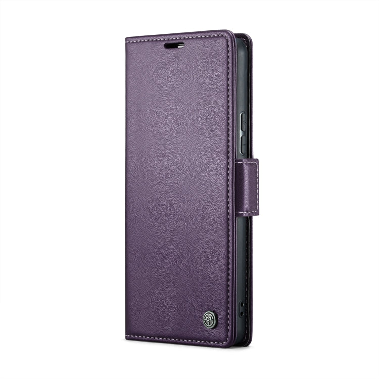 For Xiaomi 13 Lite CaseMe 023 Butterfly Buckle Litchi Texture RFID Anti-theft Leather Phone Case(Pearly Purple) - 13 Lite Cases by CaseMe | Online Shopping UK | buy2fix