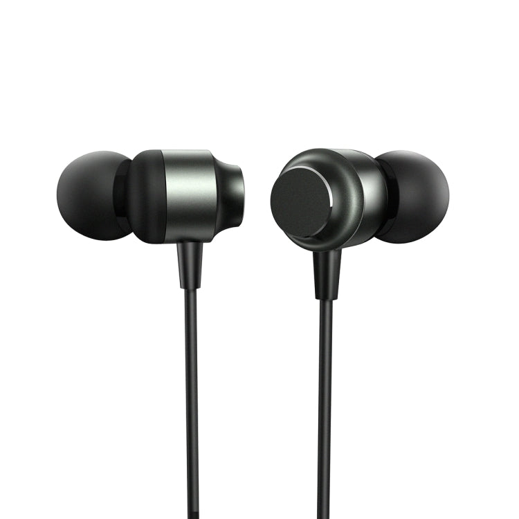 JOYROOM JR-EC06 Type-C Metal In-Ear Wired Earphone, Length: 1.2m(Dark Grey) - Type-C Earphone by JOYROOM | Online Shopping UK | buy2fix