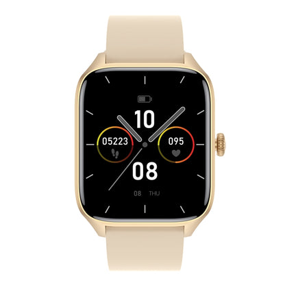 T19 Pro 1.96 inch IP67 Waterproof Silicone Band Smart Watch, Supports Dual-mode Bluetooth Call / Heart Rate Monitoring(Gold) - Smart Watches by buy2fix | Online Shopping UK | buy2fix