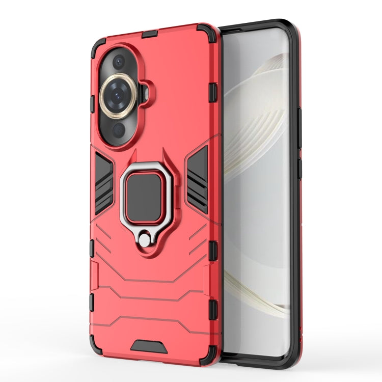 For Huawei nova 11 Pro Magnetic Ring Holder PC + TPU Phone Case(Red) - Huawei Cases by buy2fix | Online Shopping UK | buy2fix