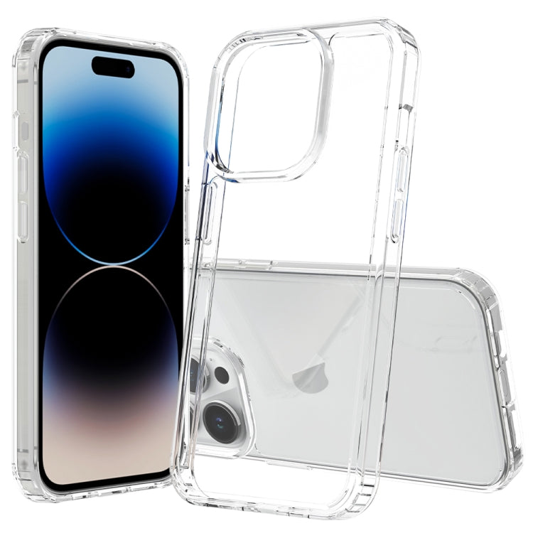 For iPhone 15 Pro Scratchproof Acrylic TPU Phone Case(Transparent) - iPhone 15 Pro Cases by buy2fix | Online Shopping UK | buy2fix