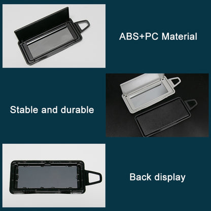 For Mercedes Benz W212 / W218 Car Sun Visor Makeup Mirror Left Driving 21281081009G26(Black) - Sunglasses & Glasses Clips by buy2fix | Online Shopping UK | buy2fix