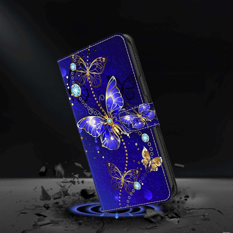 For Xiaomi Redmi 10 Crystal 3D Shockproof Protective Leather Phone Case(Diamond Butterfly) - Xiaomi Cases by buy2fix | Online Shopping UK | buy2fix