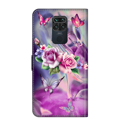 For Xiaomi Redmi Note 9 Crystal 3D Shockproof Protective Leather Phone Case(Butterfly) - Xiaomi Cases by buy2fix | Online Shopping UK | buy2fix