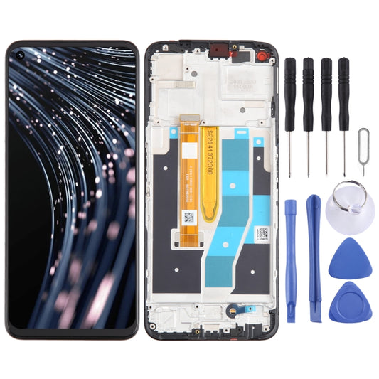 For Realme V25 OEM LCD Screen Digitizer Full Assembly with Frame - LCD Screen by buy2fix | Online Shopping UK | buy2fix