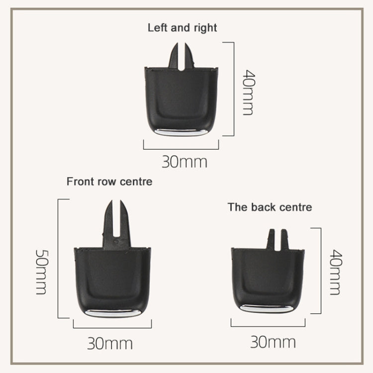 For Buick LaCrosse 2016-2021 Left-hand Drive Car Air Conditioning Air Outlet Paddle, Type:Rear Row Middle Left Side - Air Conditioning System by buy2fix | Online Shopping UK | buy2fix