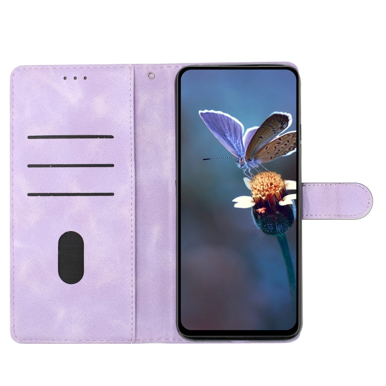 For Xiaomi Redmi Note 12S Flower Butterfly Embossing Pattern Leather Phone Case(Purple) - Xiaomi Cases by buy2fix | Online Shopping UK | buy2fix