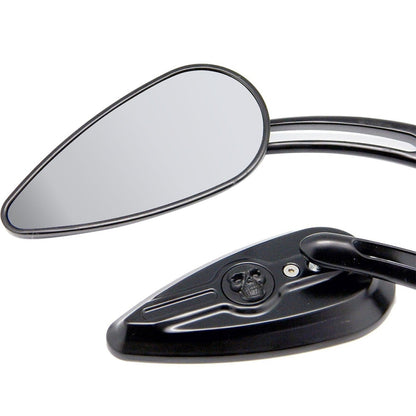 SF104 Motorcycle Modified Retro Rearview Mirror Reflective Mirror(Plating Silver) - Side Mirrors by buy2fix | Online Shopping UK | buy2fix