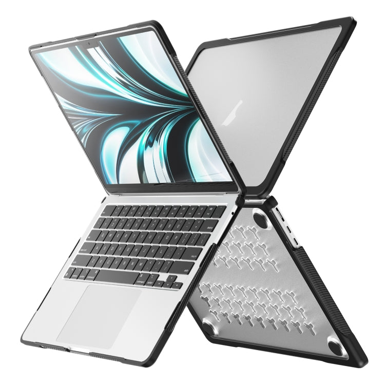 For MacBook Air 13.6 inch A2681 2022 Translucent Laptop Protective Case(Transparent) - MacBook Air Cases by buy2fix | Online Shopping UK | buy2fix