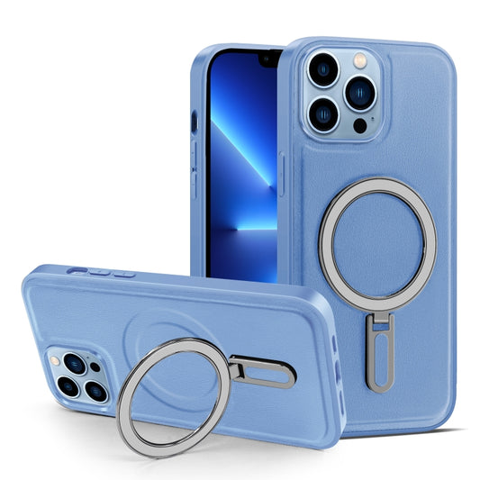 For iPhone 13 Pro Max MagSafe Magnetic Holder Phone Case(Sierra Blue) - iPhone 13 Pro Max Cases by buy2fix | Online Shopping UK | buy2fix