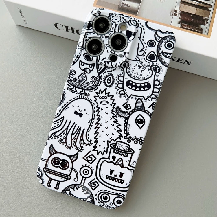 For iPhone 13 Pro Max Painted Pattern Precise Hole PC Phone Case(Bottle Monster) - iPhone 13 Pro Max Cases by buy2fix | Online Shopping UK | buy2fix