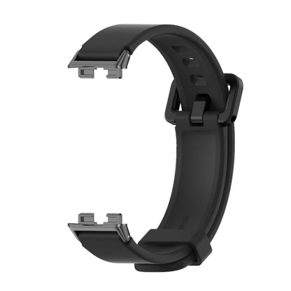 For Huawei Band 8 / 9 Mijobs Silicone Breathable Watch Band(Black) - Watch Bands by MIJOBS | Online Shopping UK | buy2fix