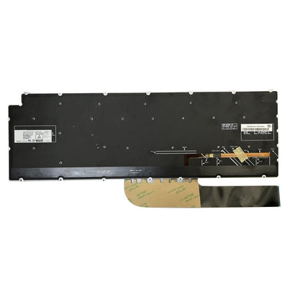 For Dell Inspiron 15 7590 / 7791 / 5584 US Version Backlight Laptop Keyboard(Silver) - Dell Spare Parts by buy2fix | Online Shopping UK | buy2fix