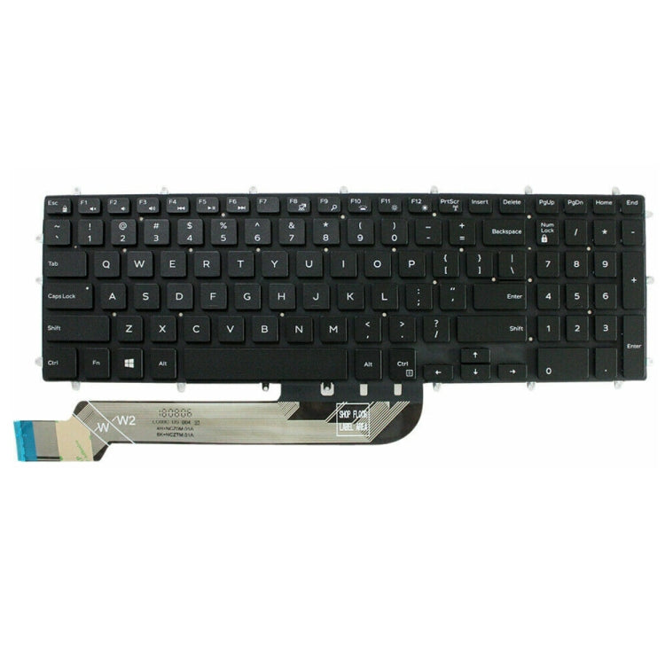 For Dell Inspiron 15-7566 / 17-7000 Series Laptop Keyboard(Black) - Dell Spare Parts by buy2fix | Online Shopping UK | buy2fix