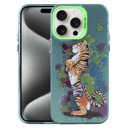 For iPhone 15 Pro Max Animal Pattern PC Phone Case(Tiger) - iPhone 15 Pro Max Cases by buy2fix | Online Shopping UK | buy2fix