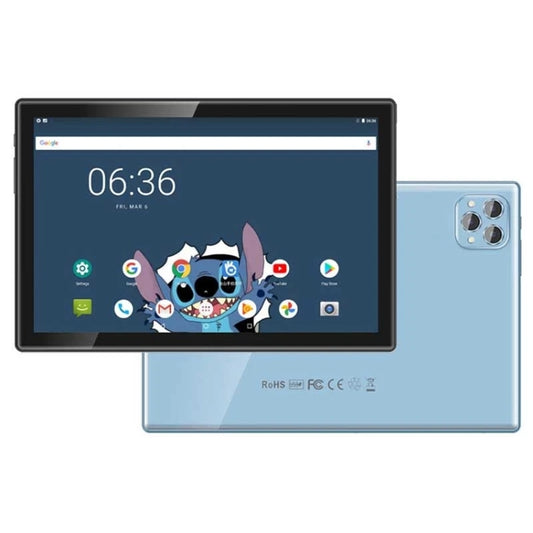 BDF P50 4G LTE Tablet PC 10.1 inch, 8GB+256GB, Android 12 MTK6762 Octa Core, Support Dual SIM, EU Plug(Blue) - BDF by BDF | Online Shopping UK | buy2fix