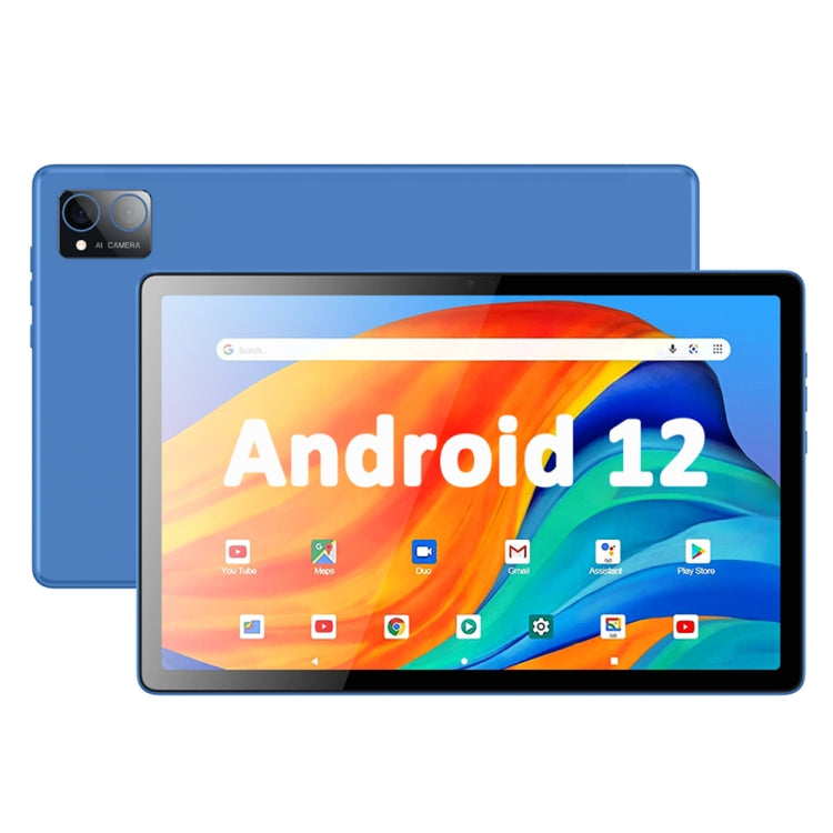 BDF P60 4G LTE Tablet PC 10.1 inch, 8GB+256GB, Android 12 MTK6762 Octa Core, Support Dual SIM, EU Plug(Blue) - BDF by BDF | Online Shopping UK | buy2fix