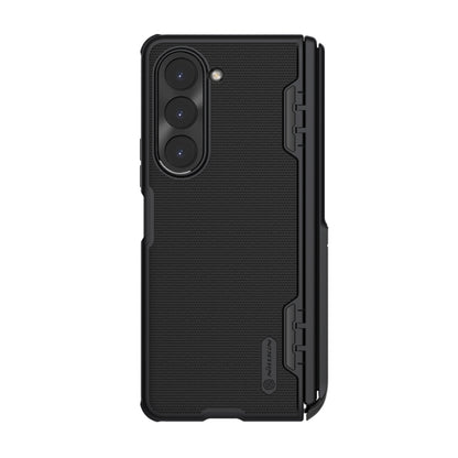 For Samsung Galaxy Z Fold5 NILLKIN Frosted Fold PC + TPU Phone Case with Holder(Black) - Galaxy Z Fold5 Cases by NILLKIN | Online Shopping UK | buy2fix