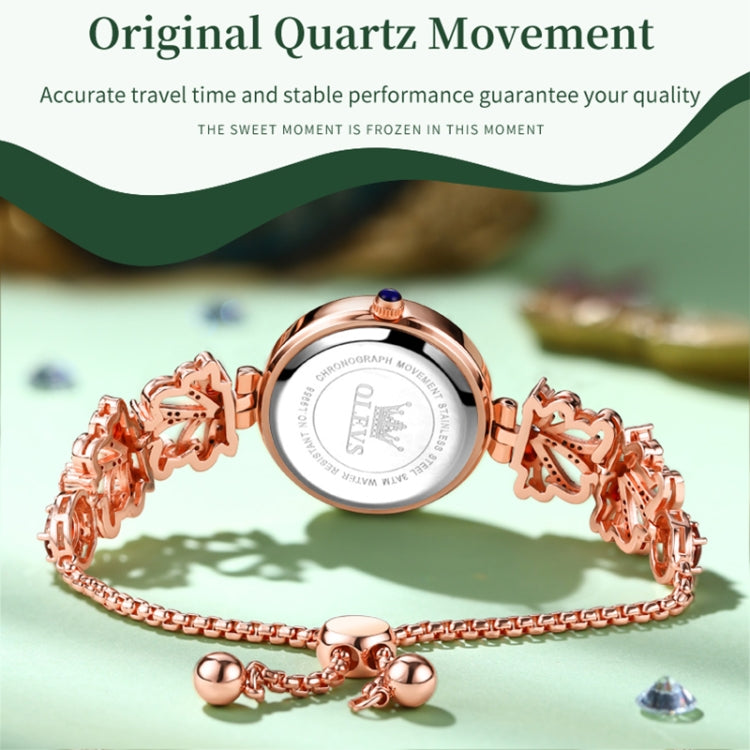 OLEVS 9958 Women Adjustable Drawstring Bracelet Quartz Watch(White + Silver) - Bracelet Watches by OLEVS | Online Shopping UK | buy2fix