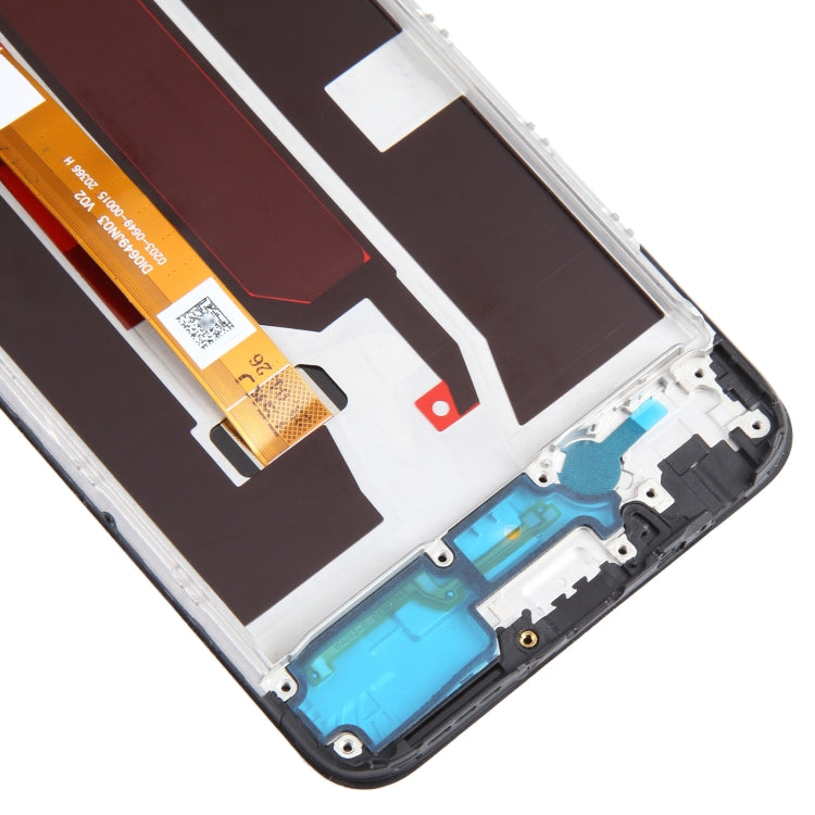 For OPPO A74 5G OEM LCD Screen Digitizer Full Assembly with Frame - LCD Screen by buy2fix | Online Shopping UK | buy2fix