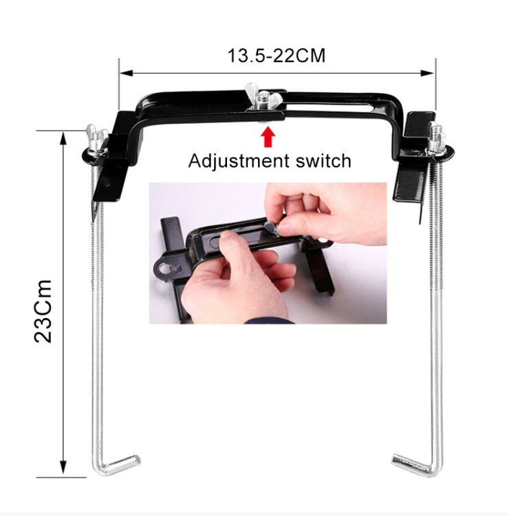 Car Universal Battery Bracket Adjustable Battery Fixed Holder + Base Tray, Size:28.5cm Base + 23cm Bracket - In Car by buy2fix | Online Shopping UK | buy2fix