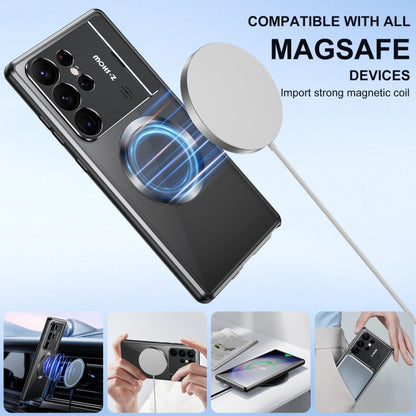 For Samsung Galaxy S23 Ultra 5G Aromatherapy Holder Single-sided MagSafe Magnetic Phone Case(Black) - Galaxy S23 Ultra 5G Cases by buy2fix | Online Shopping UK | buy2fix