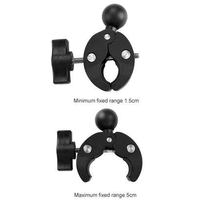 Motorcycle Dual-heads Crabs Clamps Handlebar Fixed Mount, Length:18cm - Mount & Holder by buy2fix | Online Shopping UK | buy2fix