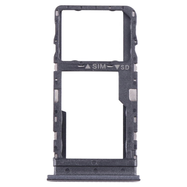 For TCL 40 SE Original SIM + Micro SD Card Tray(Black) - For TCL by buy2fix | Online Shopping UK | buy2fix