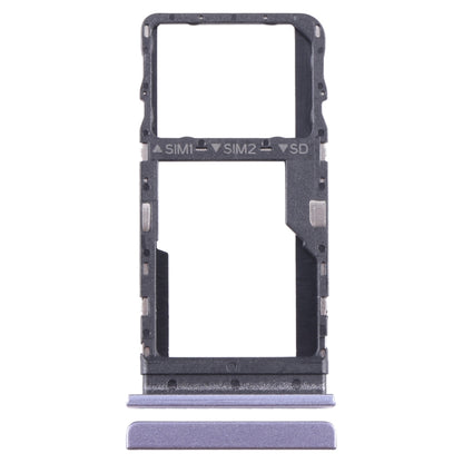 For TCL 40 XE Original SIM + Micro SD Card Tray(Purple) - For TCL by buy2fix | Online Shopping UK | buy2fix