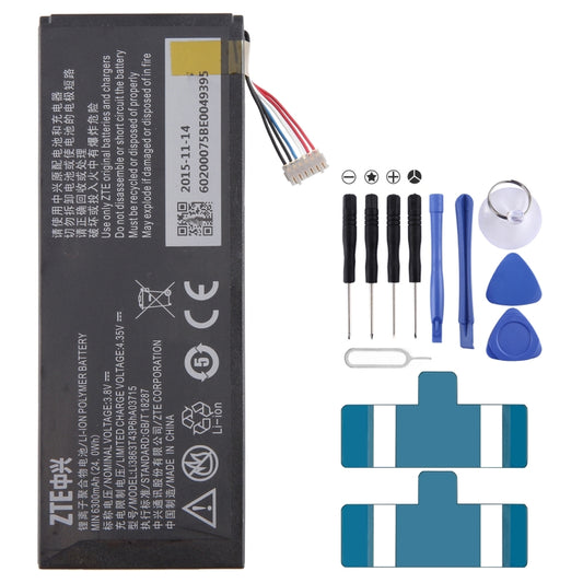 For ZTE S Pro 2 II Battery Replacement Li3863T43P6hA03715  6300mAh - Others by buy2fix | Online Shopping UK | buy2fix