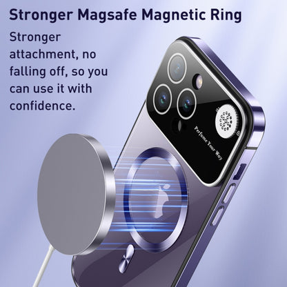 For iPhone 15 Pro Max Aromatherapy MagSafe Magnetic Phone Case(Black) - iPhone 15 Pro Max Cases by buy2fix | Online Shopping UK | buy2fix