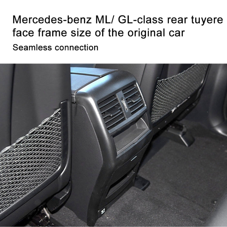 For Mercedes Benz ML320 / GL450 Car Rear Air Conditioner Air Outlet Panel Cover 166 680 7003, Style:Single Hole(Carbon Fiber) - Air Conditioning System by buy2fix | Online Shopping UK | buy2fix