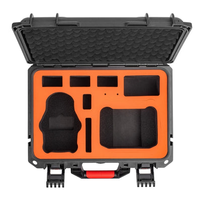 For DJI Mini 4 Pro STARTRC Drone Kit Waterproof ABS Suitcase Storage Box(Black Orange) - Backpacks & Bags by STARTRC | Online Shopping UK | buy2fix