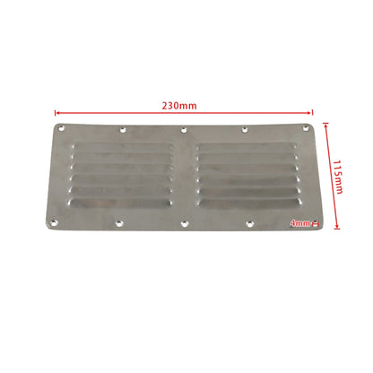 A8552 Yacht / RV 230x115mm Rectangular Vents(Silver) - Air Conditioning System by buy2fix | Online Shopping UK | buy2fix