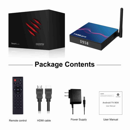 TX98 Pro 4K Ultra HD Android 12.0 Smart TV Box with Remote Control, 4GB+64GB, Allwinner H618 Quad-Core(AU Plug) - Others by buy2fix | Online Shopping UK | buy2fix