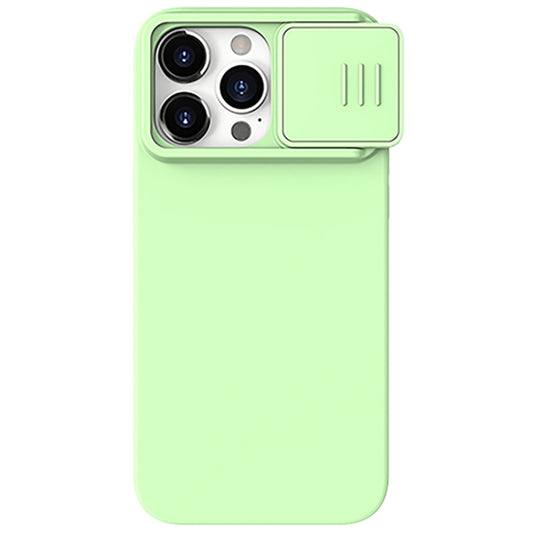 For iPhone 15 Pro Max NILLKIN CamShield MagSafe Liquid Silicone Phone Case(Green) - iPhone 15 Pro Max Cases by NILLKIN | Online Shopping UK | buy2fix